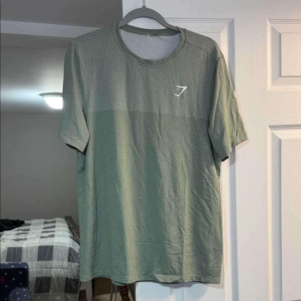 Gymshark Sage Green Short Sleeve Tee